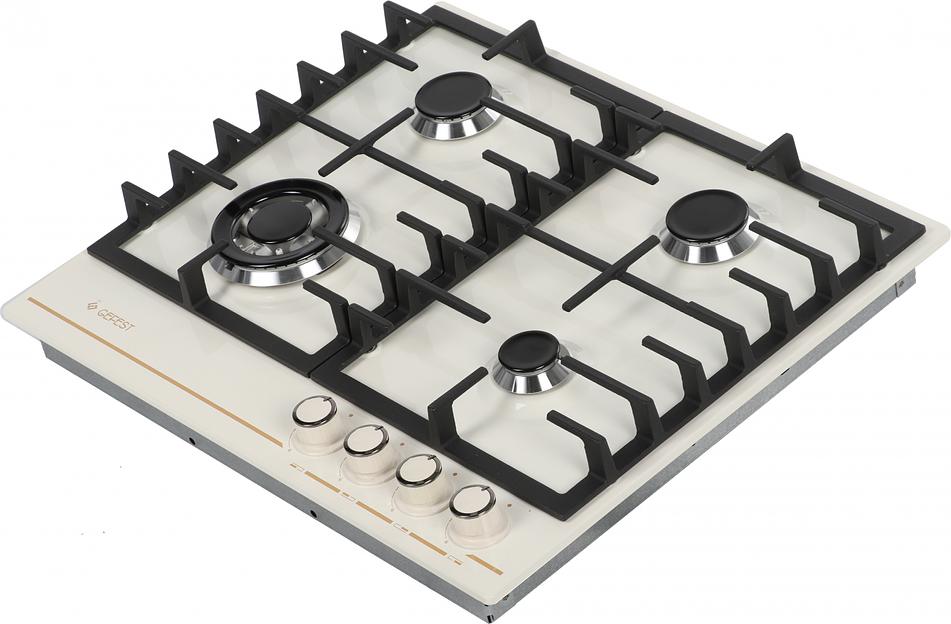 Газовая варочная поверхность Gefest ПВГ 1214-01 К81 кремовый фото 3