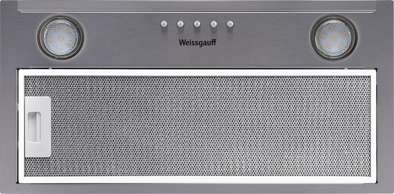 Вытяжка встраиваемая Weissgauff Alpha 50 PB IX нержавеющая сталь управление: кнопочное (1 мотор) фото 3