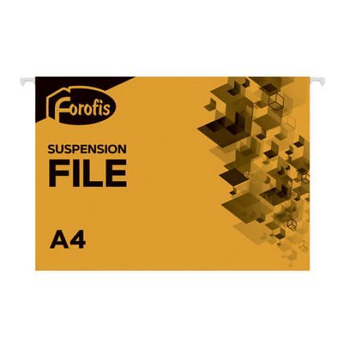Папка подвесная А4, оранжевый, картон 200 г/м2, Forofis фото 1