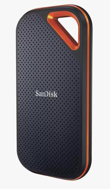 Накопитель SSD Sandisk USB-C 1Tb SDSSDE81-1T00-G25 Extreme Pro Portable V2 1.8" черный фото 1
