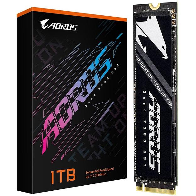 Твердотельный накопитель SSD Gigabyte M.2 2280 1TB AORUS Client SSD AG4731TB N PCI-Express 4.0 x4, NVMe 1.4 7300/6000 RTL, without heatsink фото 4