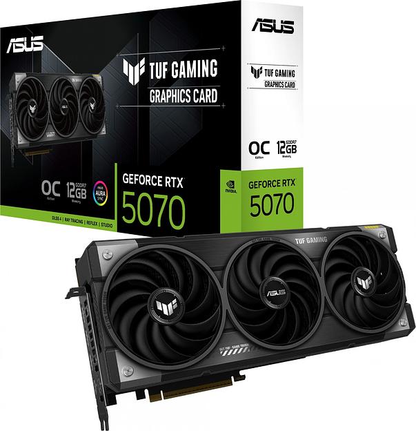 Видеокарта ASUS TUF-RTX5070-O12G-GAMING//RTX5070,HDMI*2,DP*3,12G,D7; 90YV0LZ0-M0NA00 фото 10