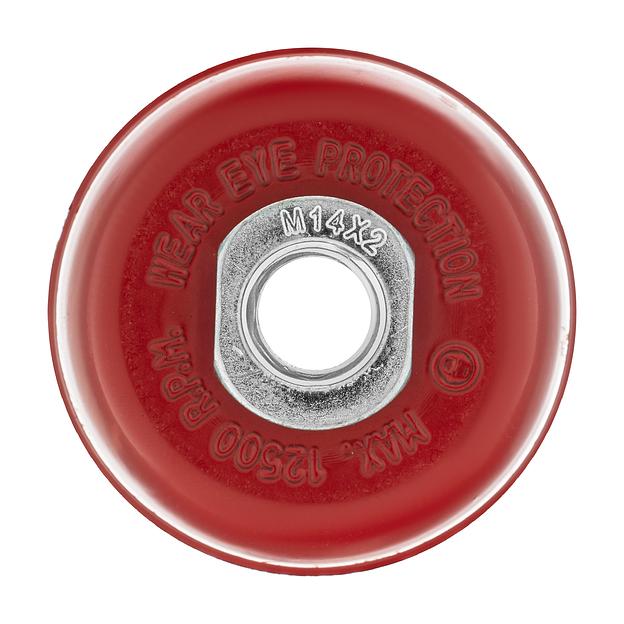 Щетка MATRIX для УШМ, 75 мм, М14, "чашка", латунированная витая проволока// 74604 фото 3