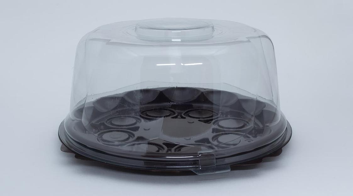 Упаковка для торта УТ-82 круглая ОПТ фото 1