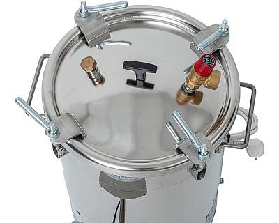 Автоматический домашний автоклав «Малыш» 22 л с ЭБУ с фальшдном фото 3