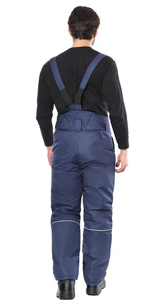 Костюм «Сириус-Комфорт» зимний куртка и брюки, синий с черным ОПТ фото 7