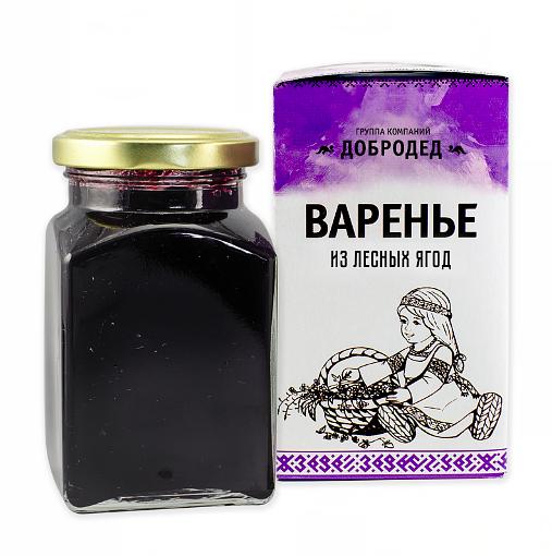 Варенье из Лесных ягод баночка в сувенирной коробочке с магнитиком 300 г/260 мл опт фото 1