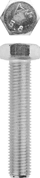 ЗУБР ГОСТ 7798-70, кл. пр. 5.8, M16 х 80 мм, цинк, 5 кг, болт (303080-16-080) фото 1