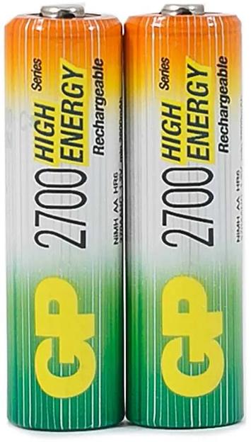 Перезаряжаемые аккумуляторы GP 270AAHC AA, емкость 2650 мАч - 2 шт. в клемшеле GP 4891199077746 фото 4