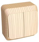 Systeme electric BA10-006D ЭТЮД О/У 2-клавишный ВЫКЛЮЧАТЕЛЬ с подсветкой 10 АХ, СОСНА, Россия фото 5