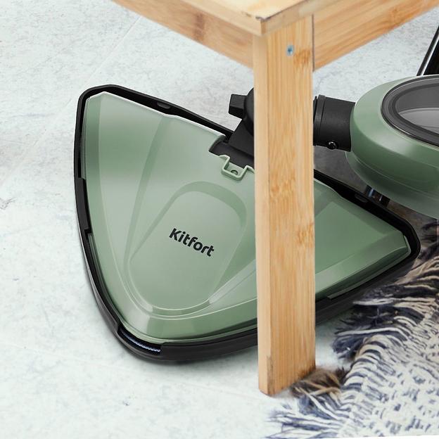 Швабра паровая Kitfort КТ-3930 1300Вт зеленый/черный фото 10