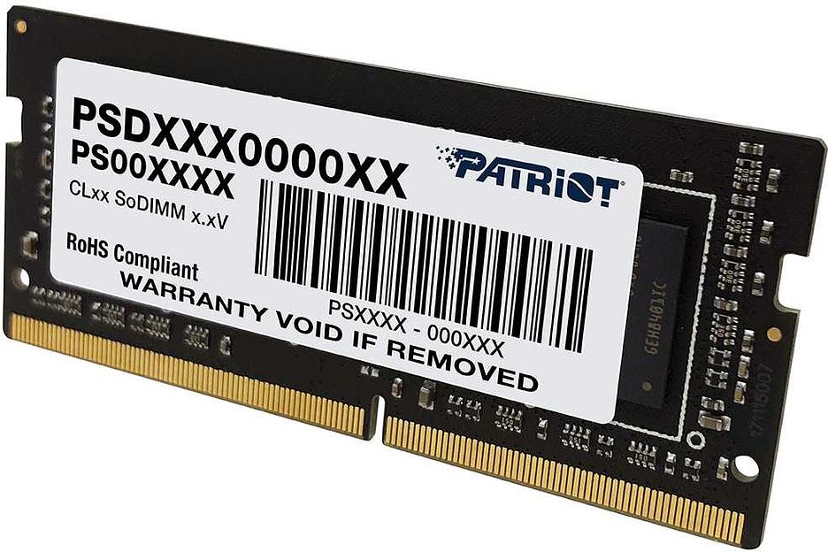 Память DDR4 16Gb 2666MHz Patriot PSD416G266681S RTL PC4-21300 CL19 SO-DIMM 260-pin 1.2В фото 4