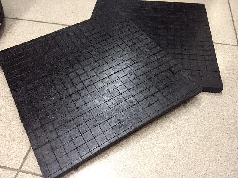 Резиновая плита для складских помещений 500х500х25мм ОПТ фото 1