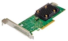 Контроллер Broadcom/LSI 9500-8i SGL (05-50077-03) PCIe v4 x8 LP, Tri-Mode SAS/SATA/NVMe 12G HBA, 8port(2*int SFF8654), 3808 IOC, RTL (05-50077-03) фото 1