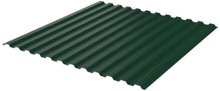 Профлист зеленый мох (RAL 6005) С-8, МП-20, НС-35, М.Ч, Плоский лист 0,45 ПАО "ММК" фото 1