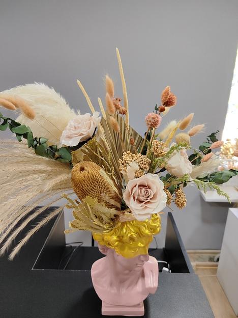 Букет из сухоцветов 55 см код 114226392 ОПТ фото 2