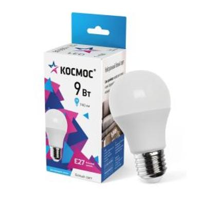 Лампа светодиодная А55 9Вт 4500К Е27 Космос фото 1