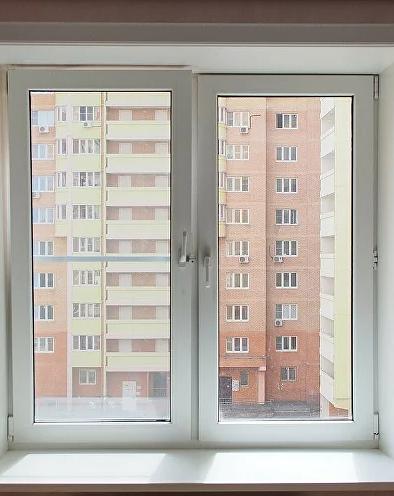 Двустворчатое окно «Rehau Intelio (Класс А)», 80 мм фото 1