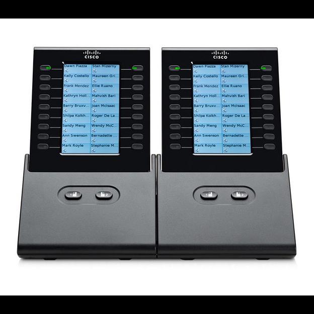 Блок расширения Cisco CP-CKEM-C для телефонных аппаратов Cisco CP-8900, CP-9900, черный фото 5