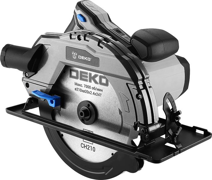 Циркулярная пила (дисковая) Deko CSDK-2500 PRO 2500Вт (ручная) (085-1153) фото 1