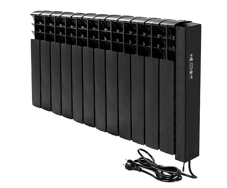 Электрический радиатор (обогреватель) «Normand» 12 чёрный ОПТ фото 1