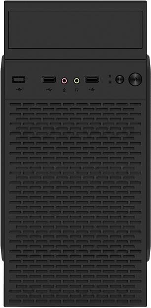 Корпус Digma DCC-MN305 черный без БП mATX 1x80mm 1x120mm 2xUSB2.0 1xUSB3.0 audio фото 4