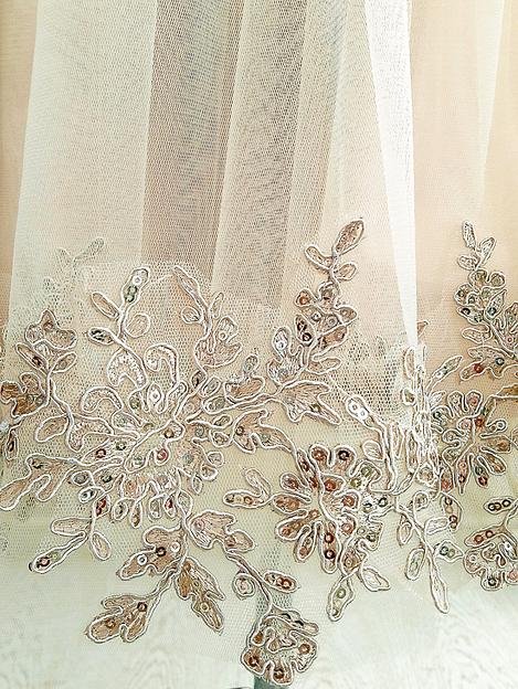 Платье «Её малышество» для девочек нарядное, золотой, 80 фото 4