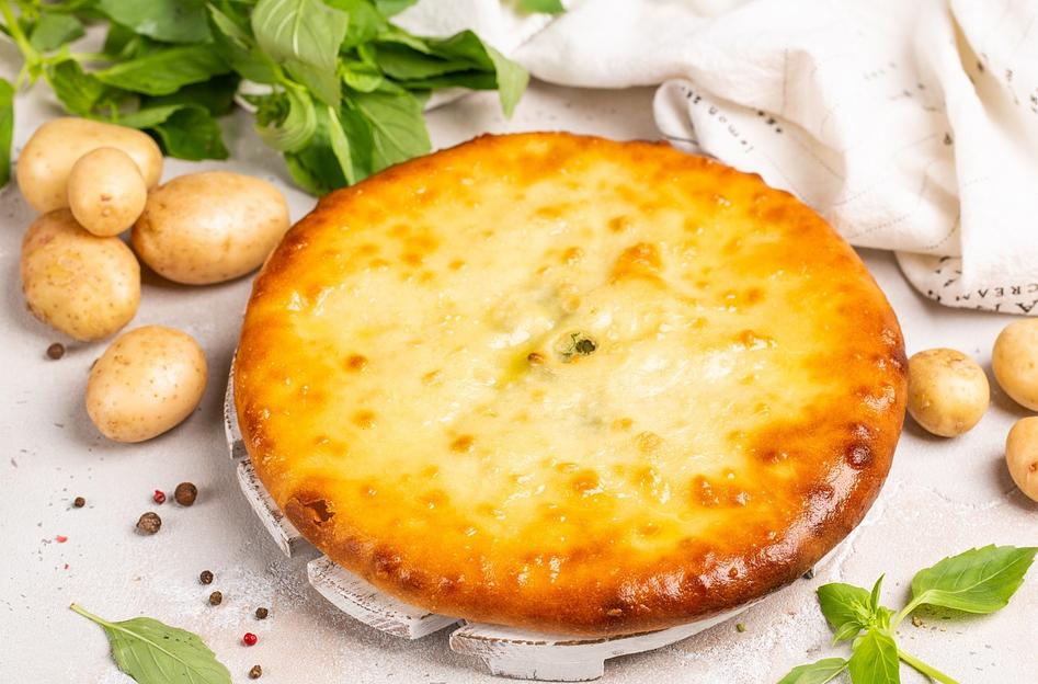 Пирог с картофелем и зеленью постный ОПТ фото 1