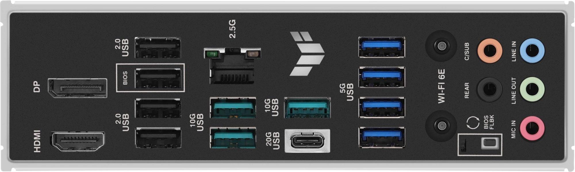 Материнская плата Asus TUF GAMING B850M-PLUS WIFI SocketAM5 AMD B850 4xDDR5 mATX AC`97 8ch(7.1) 2.5Gg RAID+HDMI+DP фото 6