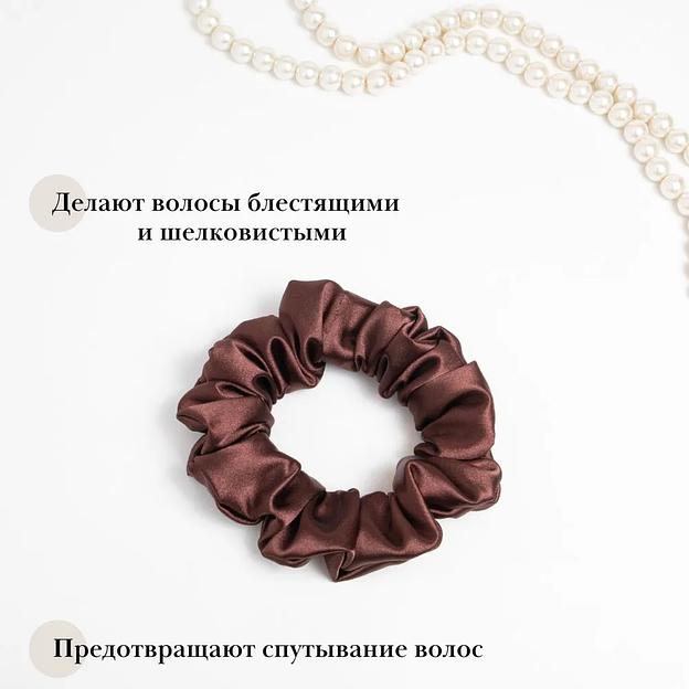 Комплект резинок для волос Casanda Hey 2 шт кофе, опт фото 3