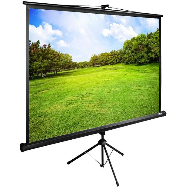 Экран Cactus 150x200см TriExpert CS-PSTE-200x150-BK 4:3 напольный рулонный черный фото 1