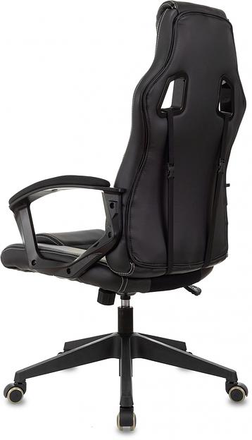 Кресло игровое Zombie Arena черный эко.кожа/ткань крестов. пластик фото 5