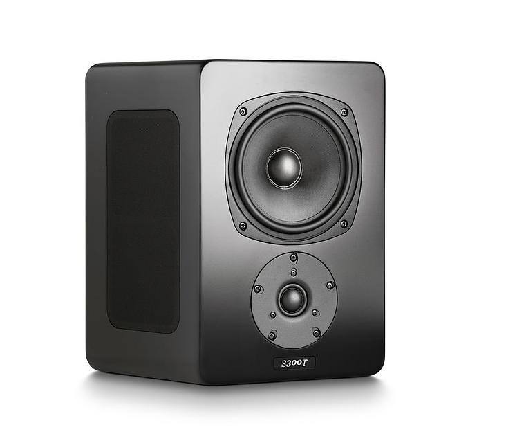 Настенные тыловые трипольные акустические системы Miller & Kreisel® S300T. Цвет: Черный матовый. Пара. фото 1