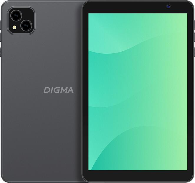 Планшет Digma G8 SC9863A (1.6) 8C RAM3Gb ROM32Gb 8" IPS 1280x800 4G Android 15 Go темно-серый 5Mpix 2Mpix BT WiFi microSD 128Gb 4000mAh 191hrs фото 1