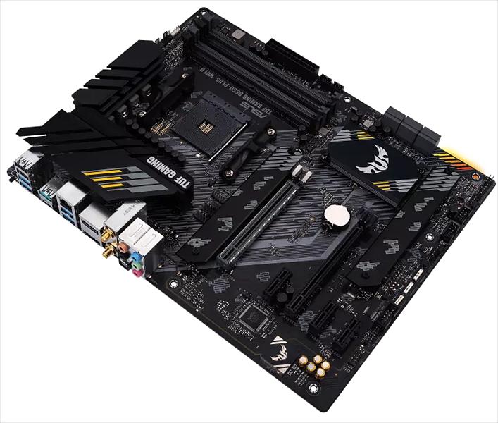 Материнская плата Asus TUF GAMING B550-PLUS WIFI II Soc-AM4 AMD B550 4xDDR4 ATX AC`97 8ch(7.1) 2.5Gg RAID+HDMI+DP фото 2