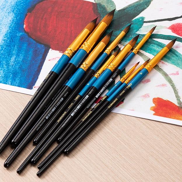 Кисть Deli EC408-8 синтетика круг. №8 фото 2