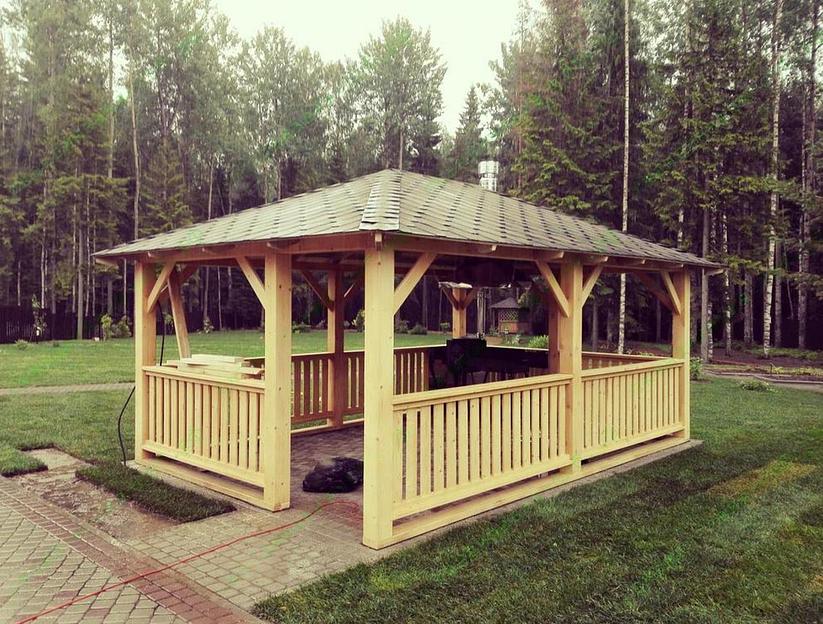 Беседка «Скандинавия» 3×5 м фото 6
