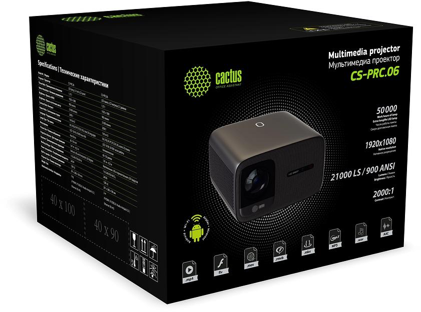Проектор Cactus CS-PRC.06B.Full HD-A LCD 21000Lm LS 900Lm ANSI (1920x1080) 2000:1 ресурс лампы:50000часов 2xUSB typeA 2xHDMI 3.0кг фото 9