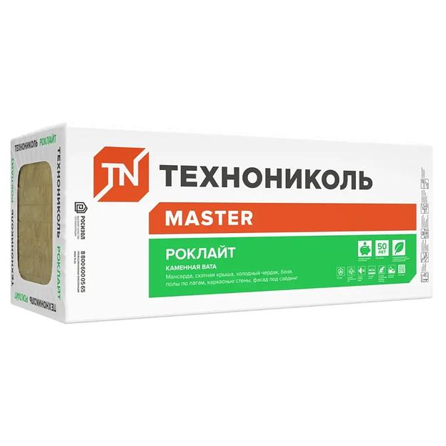 Мин. плита Технониколь Роклайт 35кг\м3 (1200х600х50мм)х12 8,6м2 фото 1