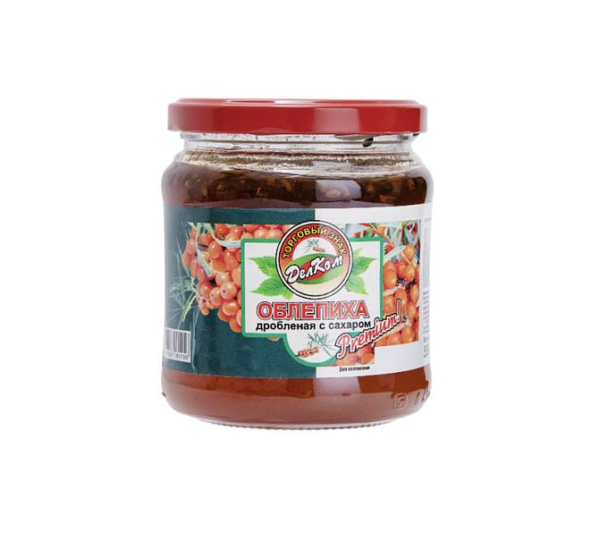 Персики дробленые с сахаром, 550 гр, опт фото 1