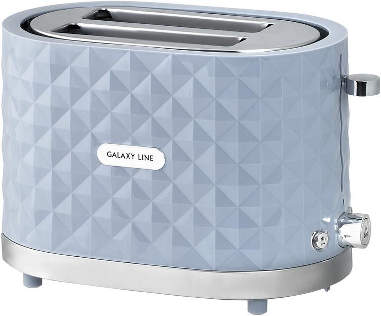 Тостер Galaxy Line GL 2912 1200Вт серый фото 2