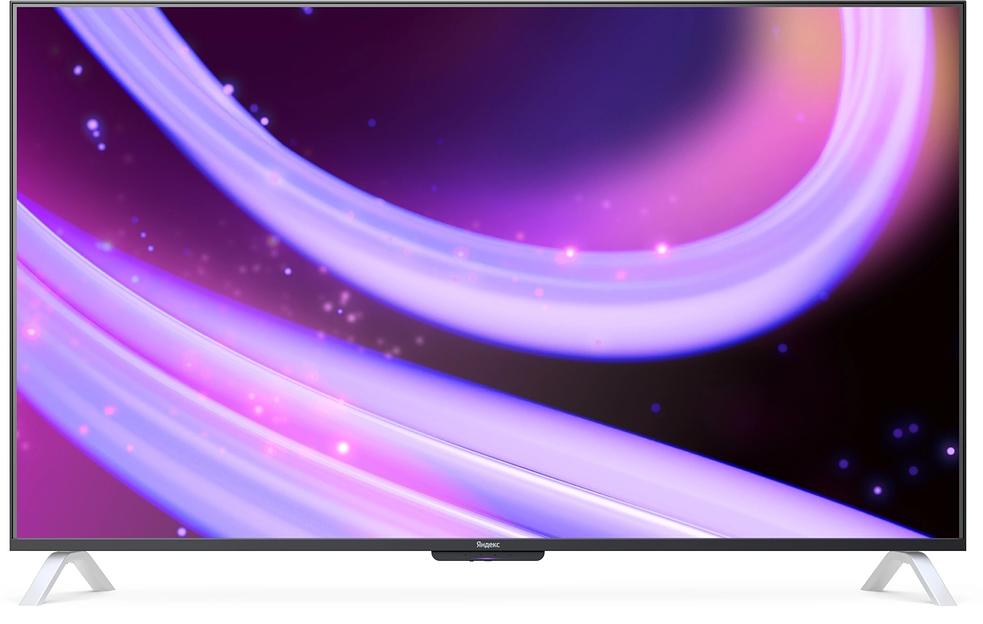 Телевизор LED Yandex 65" ТВ Станция Яндекс.ТВ черный 4K Ultra HD 60Hz USB 2.0 = 1шт, USB 3.0 = 1шт WiFi Smart TV фото 1