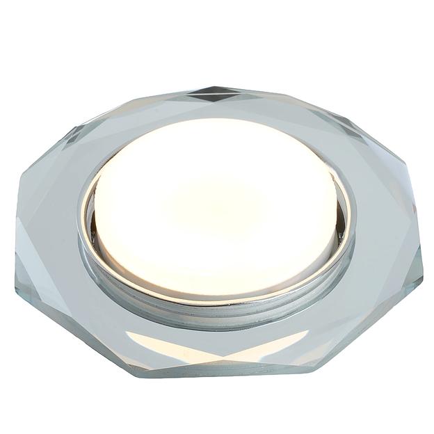 Светильник ДВО-15w GX53 без лампы прозрачный фото 2