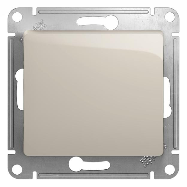 Systeme electric GSL000911 GLOSSA 1-клавишный ВЫКЛЮЧАТЕЛЬ,сх.1,10AX, механизм, МОЛОЧНЫЙ фото 1