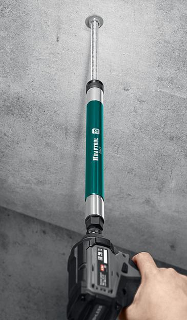 KRAFTOOL X-DRIVE LONG, 10 мм (М6), 285 мм, длинная ударная бита с торцовой головкой (26197-10) фото 3