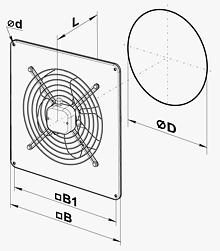 Осевой вентилятор серия Вентс ОВ 4Е 500 фото 10