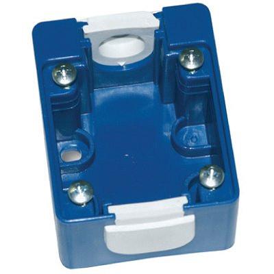 Коробка монтажная для розетки встраиваемой. Серая. IP44 фото 1