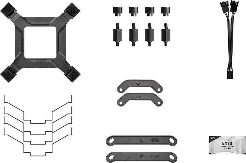 Устройство охлаждения(кулер) PcCooler RT620 BK Soc-AM5/AM4/1151/1200/2066/1700 черный 4-pin 28-32dB Al+Cu 265W Ret (RT620-BKNWXX-GL) фото 5
