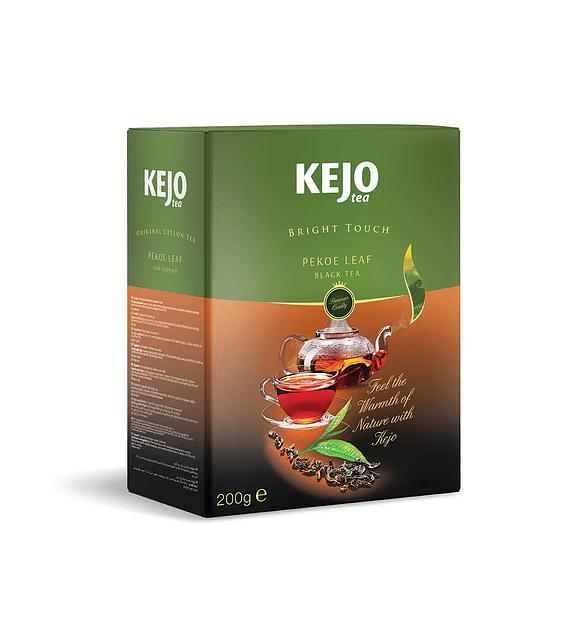 Чай чёрный Kejo foods «Bright Touch Pekoe Leaf» 200 г ОПТ фото 1