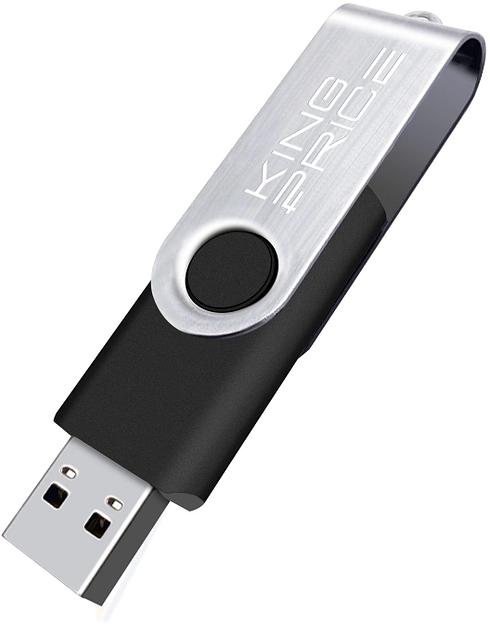 Флеш Диск KingPrice 64GB KPFD2 KPFD2A064ABK USB2.0 черный фото 1